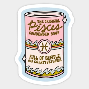 Pisces Soup Sticker